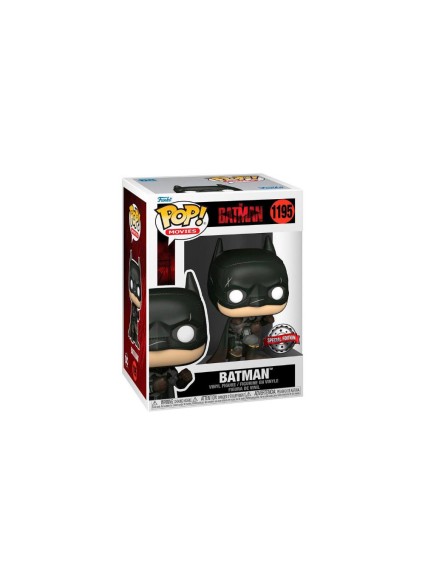 Funko Pop! Movies: The Batman (2022) - Batman Battle & Damaged #1195 Exclusive (FNK04628)