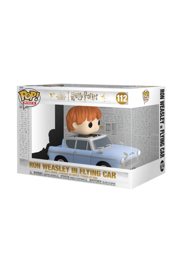 Funko Pop! Rides: Harry Potter - Ron Weasley in Flying Car #112 Super Deluxe (FNK56542)