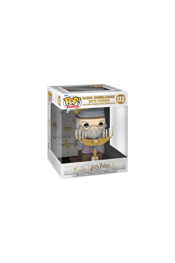 Funko Pop! Movies: Harry Potter - Albus Dumbledore with Podium #172 Deluxe (FNK60027)