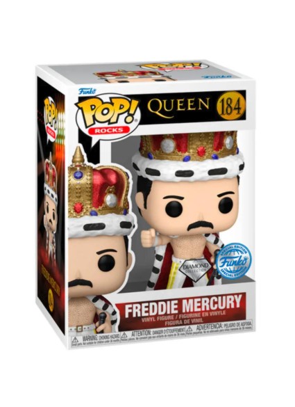 Funko Pop! Rocks: Queen - Freddie Mercury #184 Special Edition Exclusive (FNK63700)