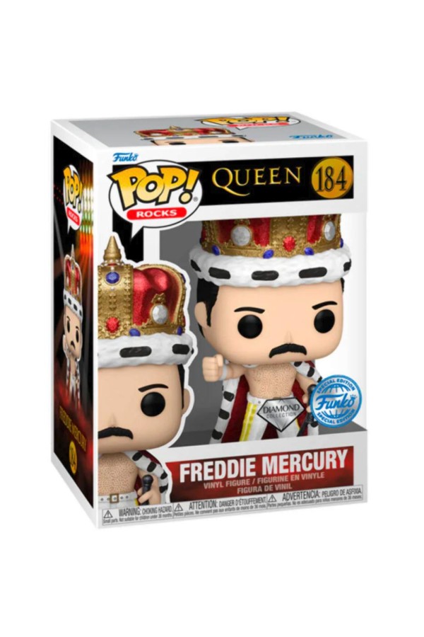 Funko Pop! Rocks: Queen - Freddie Mercury #184 Special Edition Exclusive (FNK63700)