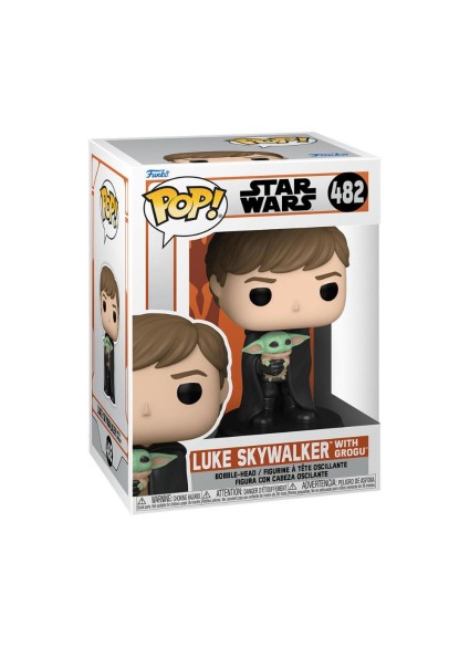 Funko Pop! TV: Star Wars: The Mandalorian - Luke Skywalker with Grogu #482 (FNK82902)