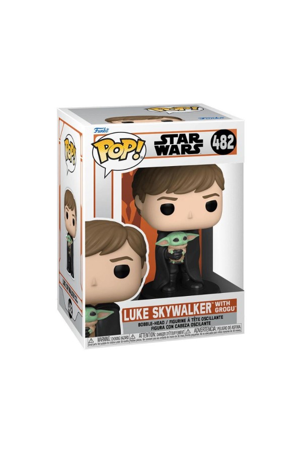 Funko Pop! TV: Star Wars: The Mandalorian - Luke Skywalker with Grogu #482 (FNK82902)