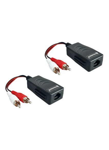 FOLKSAFE audio extender FS-2001AA μέσω καλωδίου RJ45, RCA σε RCA, έως 1000m