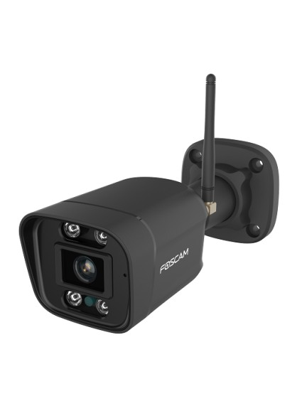 FOSCAM smart IP κάμερα V5P, 5MP 3K, 6x zoom, WiFi, IP66, Onvif, μαύρη