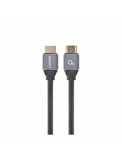 Gembird HDMI 1.4 Braided Cable HDMI male - HDMI male 2m Μαύρο (CCBP-HDMI-2M) (GEMCCBP-HDMI-2M)