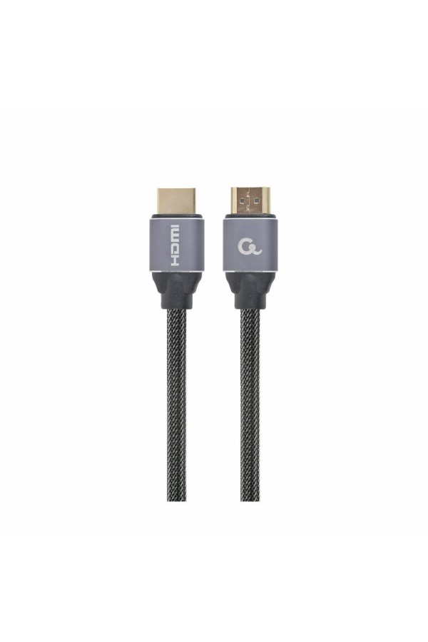 Gembird HDMI 1.4 Braided Cable HDMI male - HDMI male 2m Μαύρο (CCBP-HDMI-2M) (GEMCCBP-HDMI-2M)