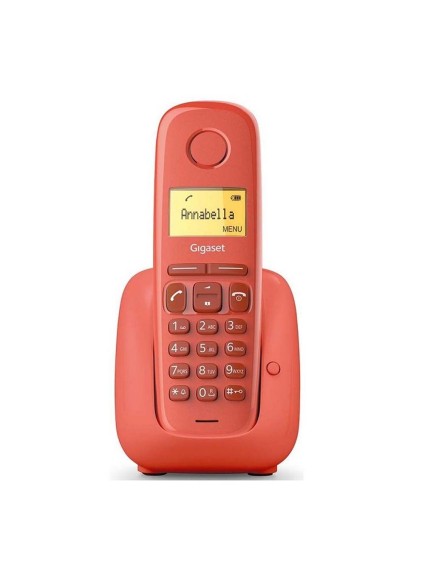 Gigaset A170 Ασύρματο Τηλέφωνο Strawberry Red (GGSA170-STR)