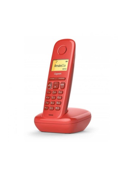 Gigaset A270 Ασύρματο Τηλέφωνο Strawberry Red (GGSA270-STR)
