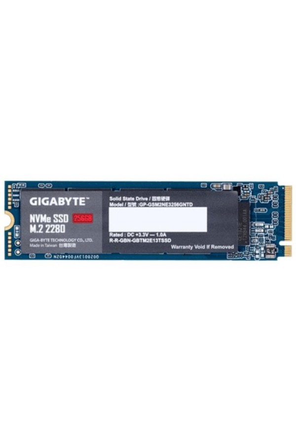 Gigabyte NVMe SSD 256GB M.2 PCI Express 3.0 (GP-GSM2NE3256GNTD) (GIGGP-GSM2NE3256GNTD)