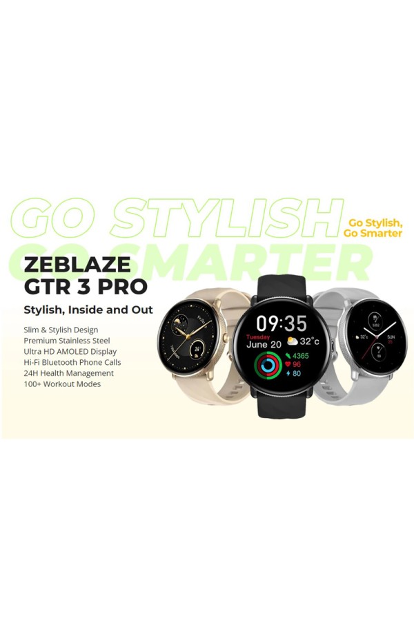 ZEBLAZE smartwatch GTR 3 Pro, heart rate, 1.43