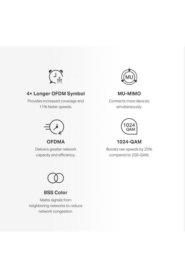 MERCUSYS Mesh WiFi 6 System Halo H60X, 1500Mbps Dual Band, 2τμχ, V.1.0