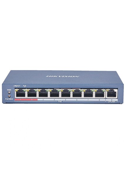 Hikvision 9 Port Unmanaged PoE Switch L2 Series (DS-3E0109P-E(C)) (HKVDS-3E0109P-EC)