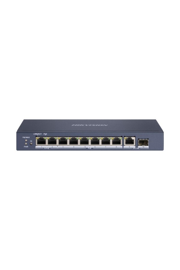 Hikvision 10 Port Unmanaged PoE Switch L2 Series (DS-3E0510HP-E) (HKVDS-3E0510HP-E)