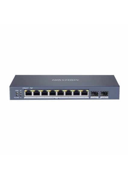 Hikvision 10 Port Unmanaged PoE Switch L2 Series (DS-3E1510P-EIV2) (HKVDS-3E1510P-EIV2)