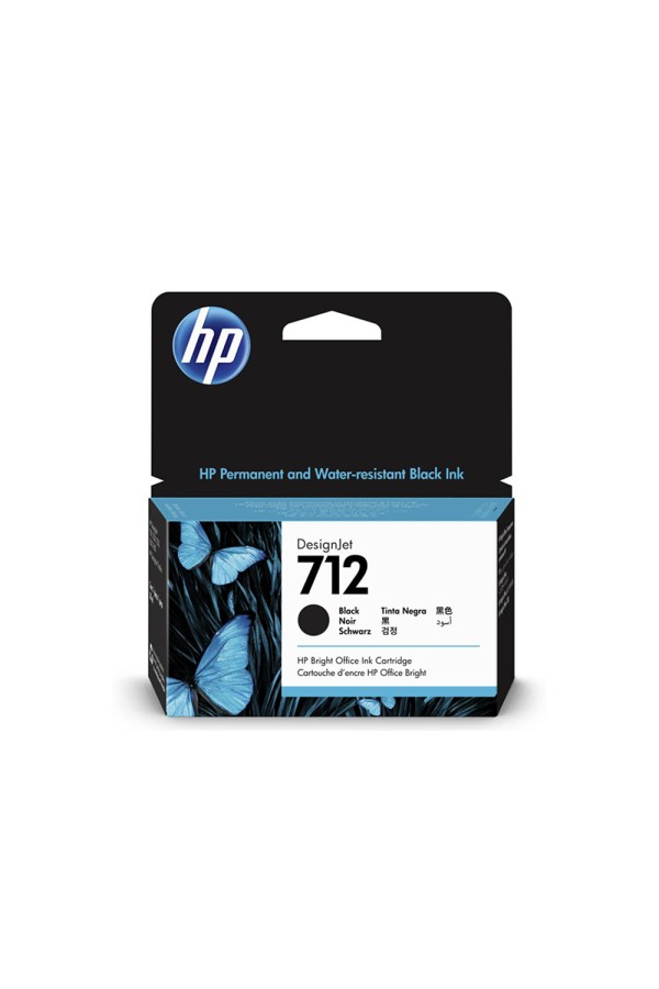 HP Μελάνι Inkjet No.712 Black (3ED70A) (HP3ED70A)