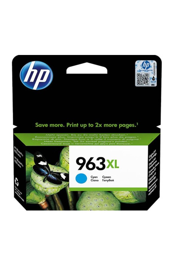 HP Μελάνι Inkjet No.963XL HC Cyan (3JA27AE) (HP3JA27AE)