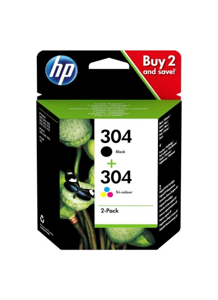 HP Μελάνι Inkjet No.304 2-Pack (3JB05AE) (HP3JB05AE)