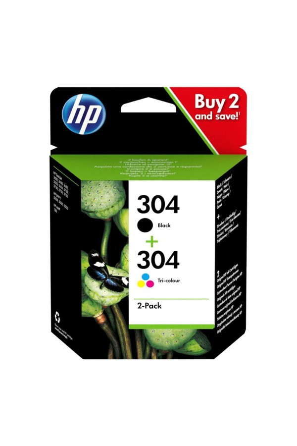 HP Μελάνι Inkjet No.304 2-Pack (3JB05AE) (HP3JB05AE)
