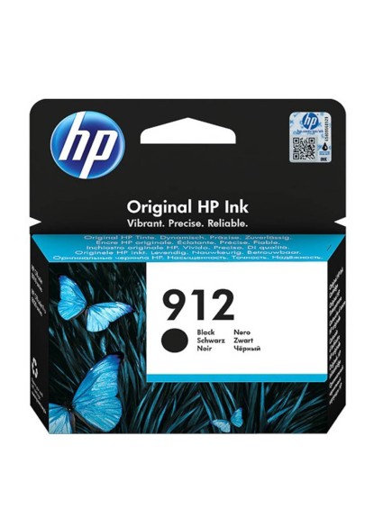 HP Μελάνι Inkjet No.912 Black (3YL80AE) (HP3YL80AE)