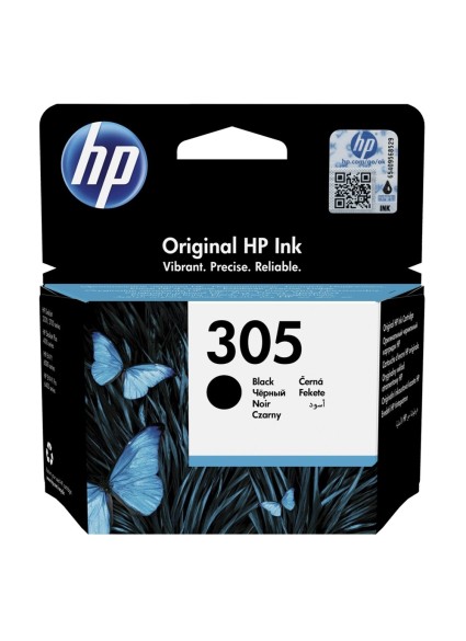 HP Μελάνι Inkjet No.305 Black (3YM61AE) (HP3YM61AE)