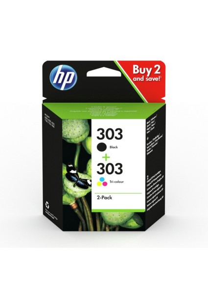 HP Μελάνι Inkjet 303 Black & Colour Multipack (3YM92AE) (HP3YM92AE)