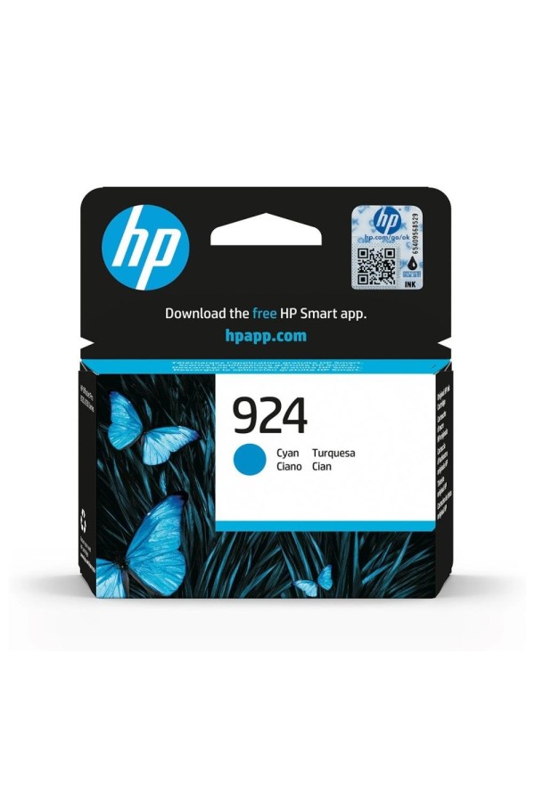 HP Μελάνι Inkjet No.924 Cyan (4K0U3NE) (HP4K0U3NE)