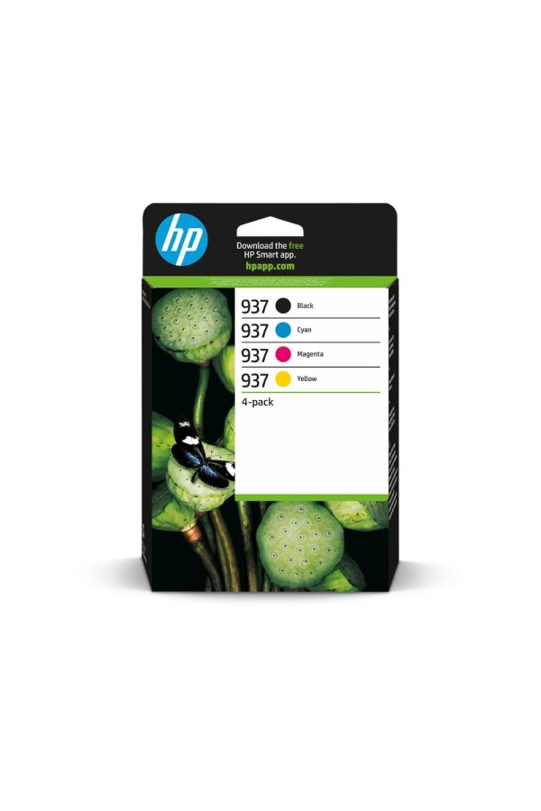 HP Μελάνι Inkjet No.937 CMYK 4-Pack (6C400NE) (HP6C400NE)