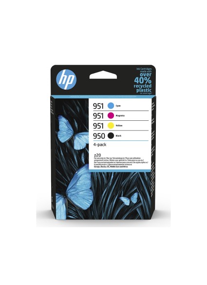 HP Μελάνι Inkjet 950/951 4-Pack Black/CMY (6ZC65AE) (HP6ZC65AE)