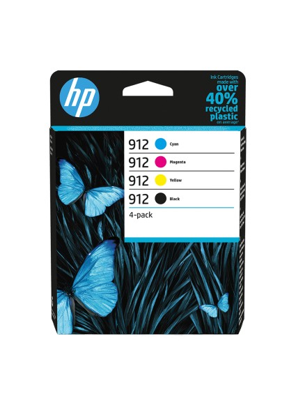 HP Μελάνι Inkjet 912 4-Pack CMYK (6ZC74AE) (HP6ZC74AE)