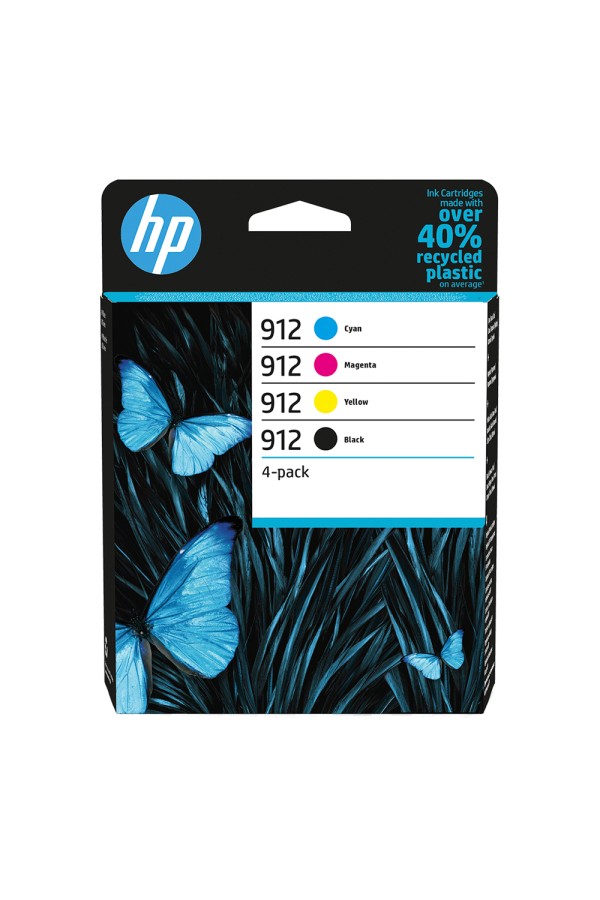 HP Μελάνι Inkjet 912 4-Pack CMYK (6ZC74AE) (HP6ZC74AE)