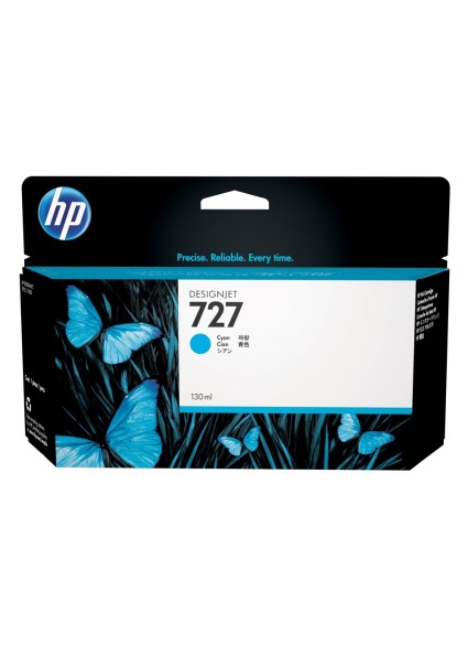 HP Μελάνι Inkjet No.727 Cyan (130ml) (B3P19A) (HPB3P19A)