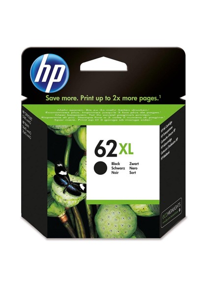 HP Μελάνι Inkjet No.62XL Black (C2P05AE) (HPC2P05AE)