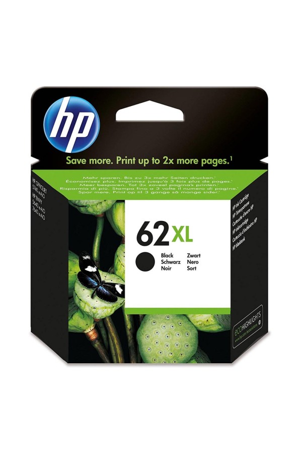 HP Μελάνι Inkjet No.62XL Black (C2P05AE) (HPC2P05AE)