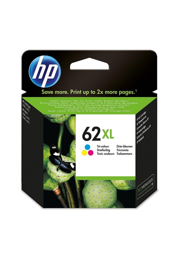 HP Μελάνι Inkjet No.62XL Tri-Colour (C2P07AE) (HPC2P07AE)