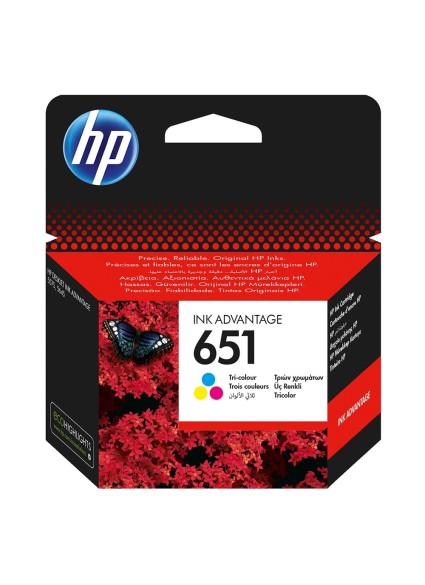 HP Μελάνι Inkjet No.651 Tri-colour (C2P11AE) (HPC2P11AE)