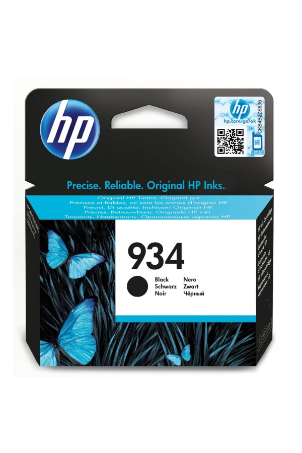HP Μελάνι Inkjet No.934 Black (C2P19AE) (HPC2P19AE)