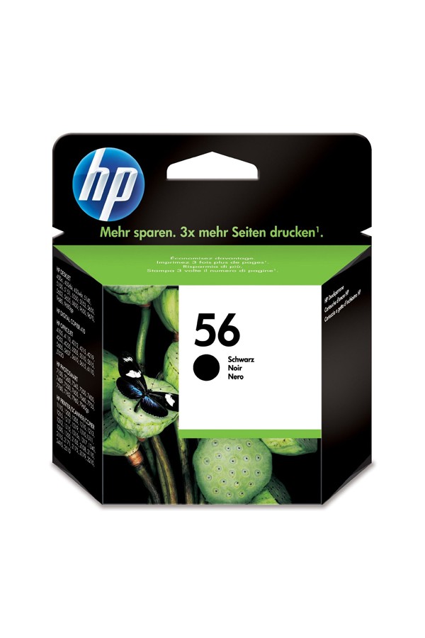 HP Μελάνι Inkjet No.56 Black (C6656AE) (HPC6656AE)