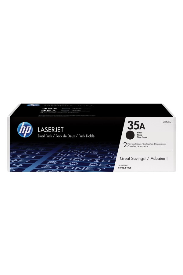 HP LaserJet P1005/1006 Black Dual Pack (CB435AD) (HPCB435AD)