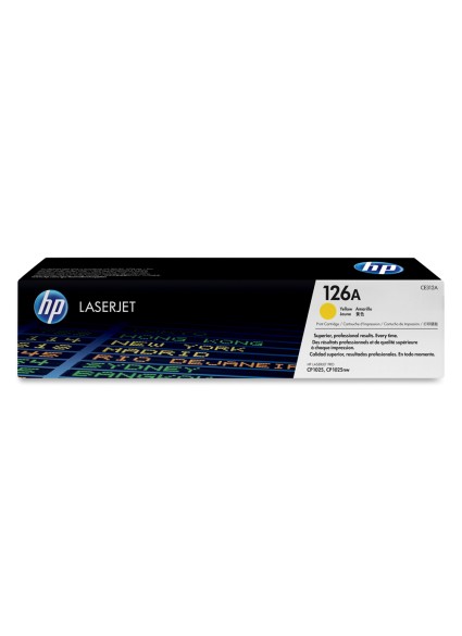 HP 126A LaserJet CP1025 Yellow Toner (CE312A) (HPCE312A)