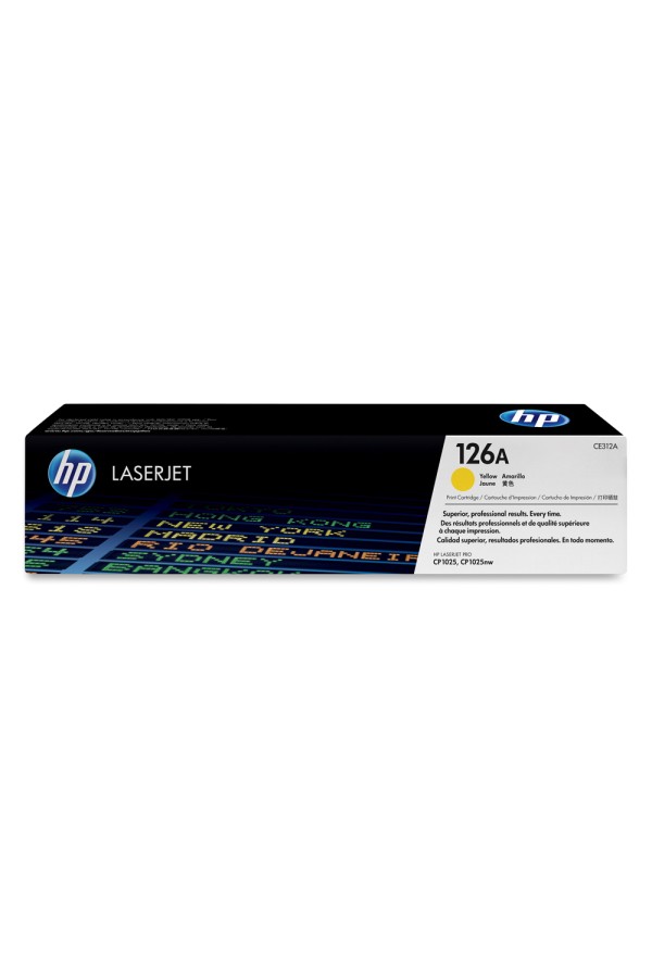 HP 126A LaserJet CP1025 Yellow Toner (CE312A) (HPCE312A)