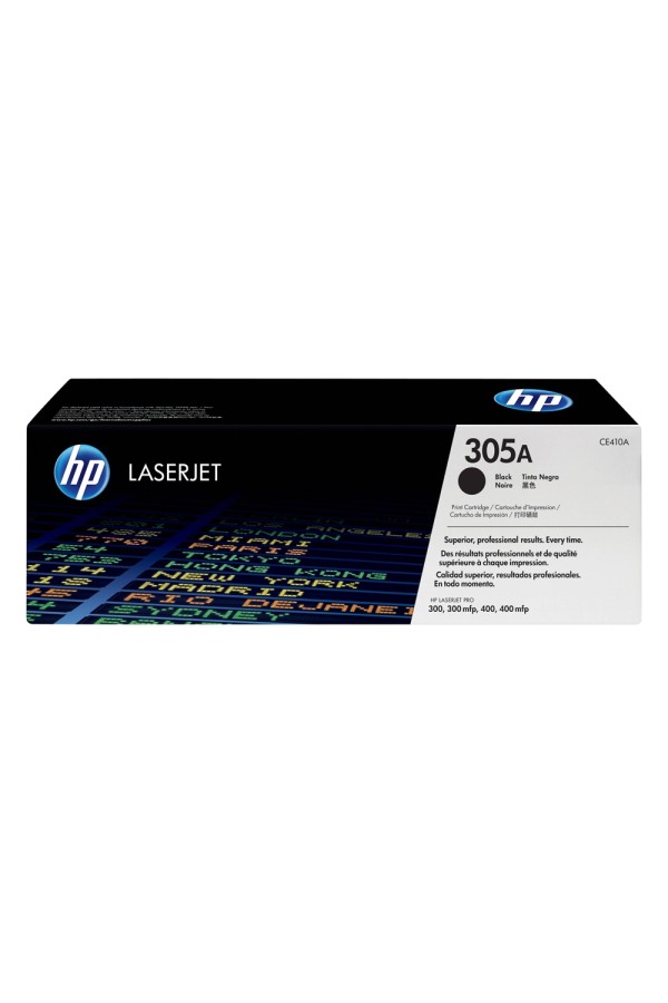 HP LaserJet PRO 300/400 305A Black Toner (CE410A) (HPCE410A)