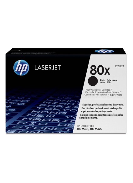 HP 80Χ LaseJet Black Toner HC (6.9k) (CF280X) (HPCF280X)