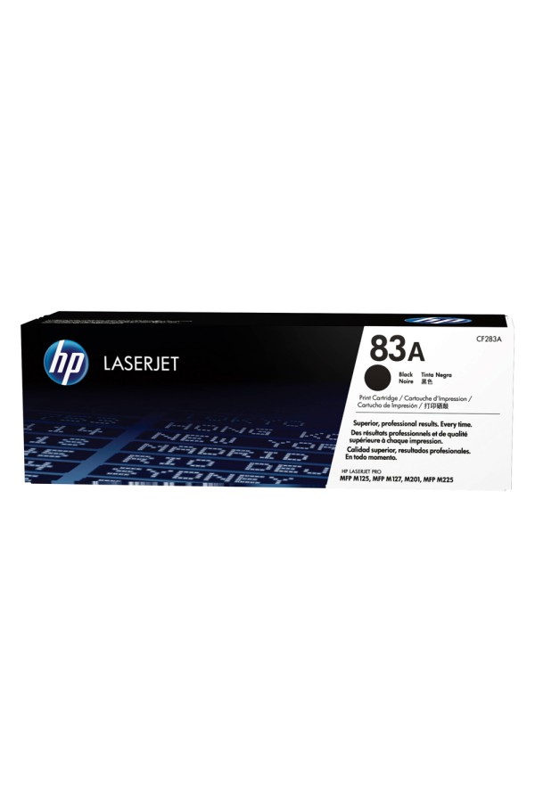 HP Toner 83A LJ PRO M127/125 Black (1.5k) (CF283A) (HPCF283A)
