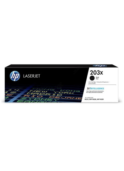 HP 203X LaserJet ΗC BlackToner (3.2k) (CF540X) (HPCF540X)