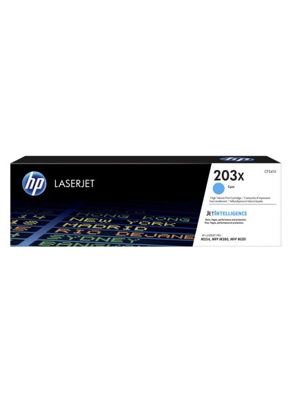 HP 203X LaserJet HC CyanToner (2.5k) (CF541X) (HPCF541X)