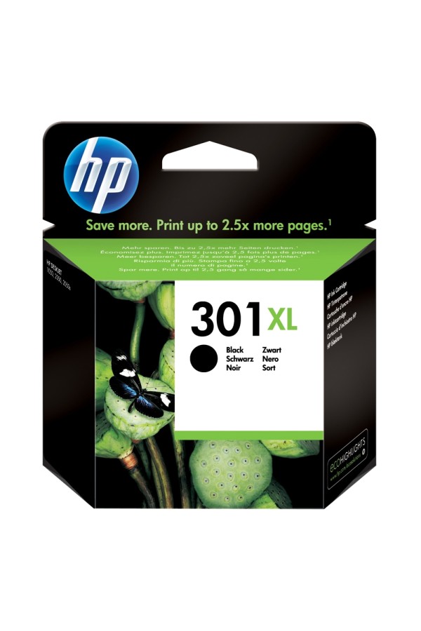HP Μελάνι Inkjet No.301XL Black (CH563EE) (HPCH563EE)