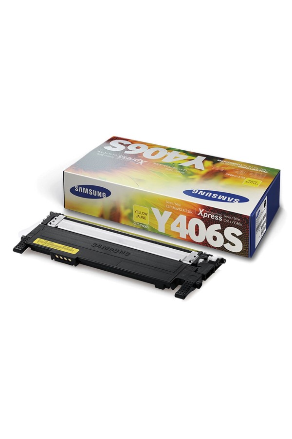 Samsung CLT-Y406S Yellow Toner Cartridge (SU462A) (HPCLTY406S)