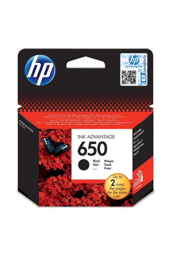 HP Μελάνι Inkjet No.650 Black (CZ101AE) (HPCZ101AE)