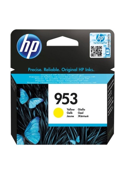 HP Μελάνι Inkjet 953 Yellow (F6U14AE) (HPF6U14AE)